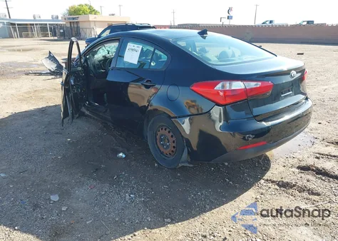 2014 Kia Forte Lx z USA, uszkodzony, nr VIN KNAFK4A63E5207018